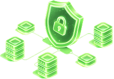 Secure data lock icon